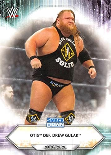 2021 Топс WWE #2 Отис картичка за тргување со борење