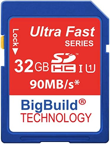 BigBuild Технологија 32gb Ултра Брз Sdhc 90mb / S Мемориска Картичка Компатибилна со Sony Сајбер-Шут DSC ILCE 7S, ILCE-5100, ILCE-5100LB.ЦИК, ИЛЦЕ-7КБ.СЕ, Илце-7М2Б Камера