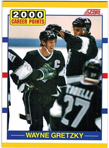 Резултат од 1990-91 со дебитант тргуван со тимот на Лос Анџелес Кингс сет со 9 Вејн Грецки - 31 NHL картички
