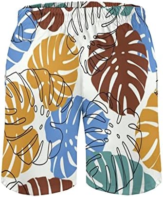 Менс дизајнерски табли со шорцеви за машка пролет и лето одмор за одмор на Хавајски цвеќиња од тужба