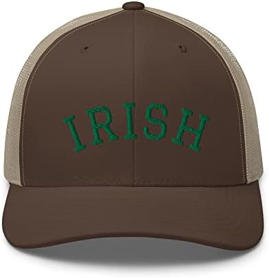 Rivemug Irish Purster Trucker Hat везена мрежа прилагодлива капа за бејзбол