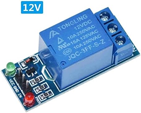 Hiigh 1pcs 1-канален реле 5V 12V Trigger со ниско ниво на модул за реле 1 канали за интерфејс за интерфејс за интерфејс за PIC AVR DSP Arm MCU