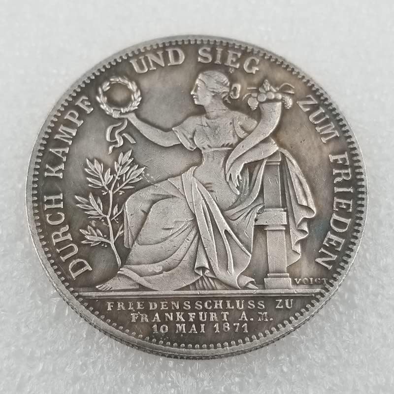 Антички Занаети 1871 Германски Сребрен Долар Сребрен Долар Колекција