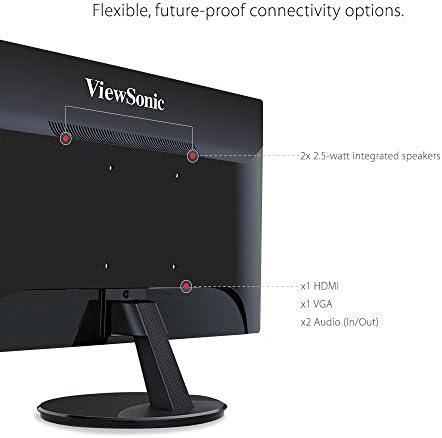 ViewSonic VA2759-SMH 27 Инчен IPS 1080P LED Монитор со HDMI И VGA Влезови