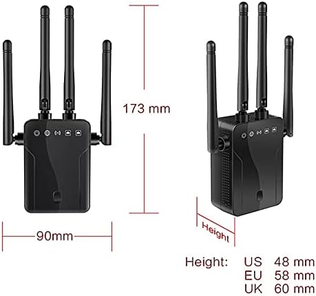 LMMDDP Repenter Range Range Extender 300Mbps Сигнал засилувач 802.11n/b/g бустер повторувач wi fi reapeter за дома