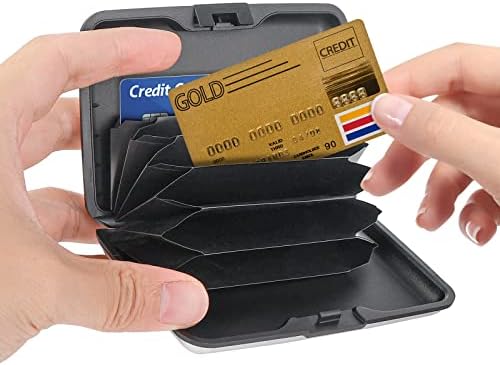 Коби Мини Кредитна Картичка Носителот, 2 парчиња РФИД Блокирање На Кредитна Картичка Заштитник Алуминиум Бизнис Картичка Случај За