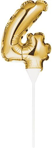 Креативно Конвертирање Злато Број 30 Самонадувување Балон Торта Топпер