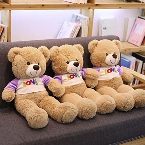 Miquanggo плишани кукли џемпер Теди мечка плишани играчки кои носат loveубовна мечка панда кукличка кукла мечка кукла