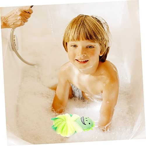 Исценета 8 парчиња бебе лофула за миење на телото за деца чистење чистач лофу -сад сунѓер бања сунѓер чистење на кожа чистач лофу туш сунѓер тело чистач за капење за