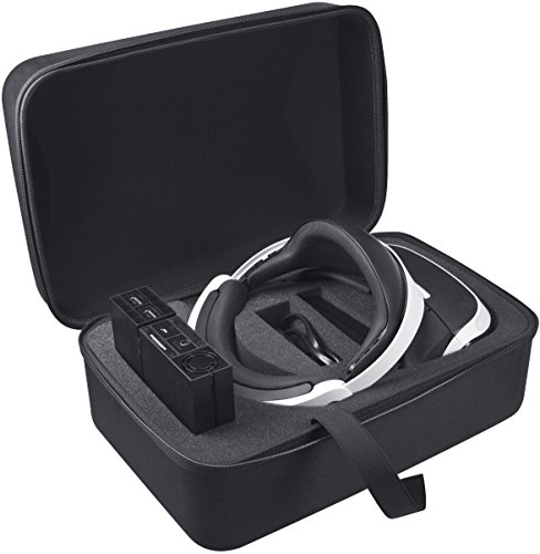 Основи на Амазон кои носат случај за слушалки и додатоци на PlayStation VR - 15 x 10 x 8 инчи, црна