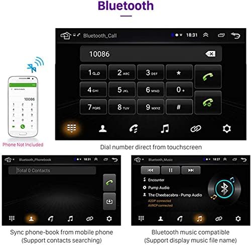 Автоматски Мултимедијален Плеер Андроид 9.1 Систем За Автоматска Навигација 9 Инчен Екран На Допир Радио За Автомобил За Т. ој.Автомобилот