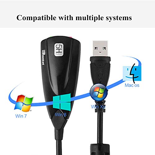 SIYUXINYI USB Адаптер За Аудио Конверзија, USB НАДВОРЕШНА Звучна Картичка USB 3,5 mm Мини Приклучок Слушалки/Микрофон Терминал Висок Квалитет