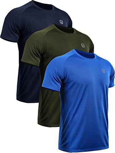 Атлетични кошули за машка мрежа на Нелеус Машки