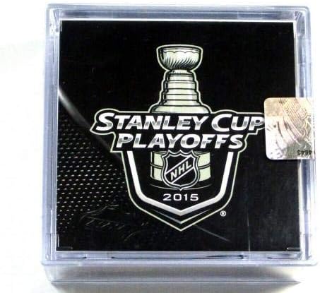 2015 година Стенли Куп Плеј -оф финалето игра 4 НХЛ Официјална игра Пак Нов во Коцка - Хокеј картички