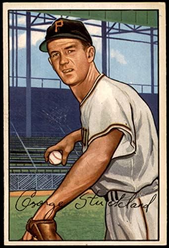 1952 Bowman # 207 George Strickland Pittsburgh Pirates Ex/Mt Pirates