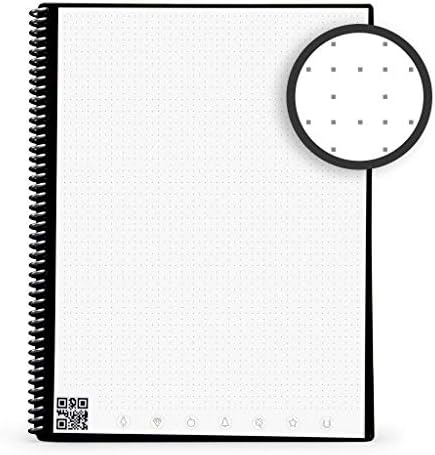 Пакет за празници Rocketbook EVR-E-K-BND-2 паметна тетратка за еднократна употреба со 1 лаптоп и 1 точка за мрежна лаптоп, 2 пилот-пенкала