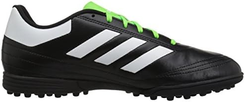 Фудбалски чевли за мажи на Адидас Голто VI, црно/бело/соларно зелено, 7,5 м САД