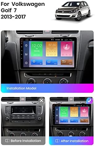 10.1 Инчен Автомобил Стерео Радио за VW Голф 7 2013-2017 Со Carplay Android Auto,Андроид 11 Плеер Радио Со Bluetooth,WiFi, SWC, Огледало Линк,