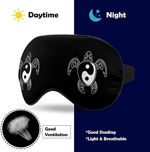 Јин Јанг Хону Хавајска морска желка мека маска за очи Ефективно засенчување маска за засенчување удобност слепило со еластична прилагодлива