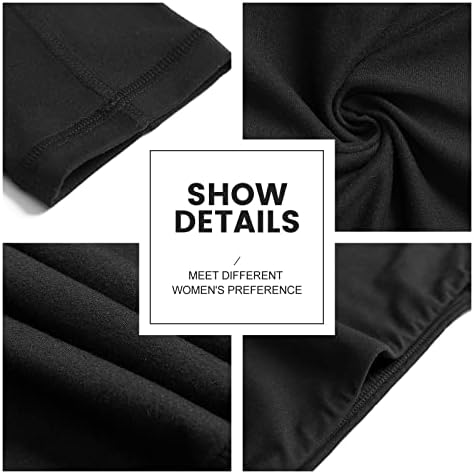 Tnnzeet 3 пакет плус големина со големина на половината за жени, мека црна црна боја, панталони за јога （2x, 3x, 4x