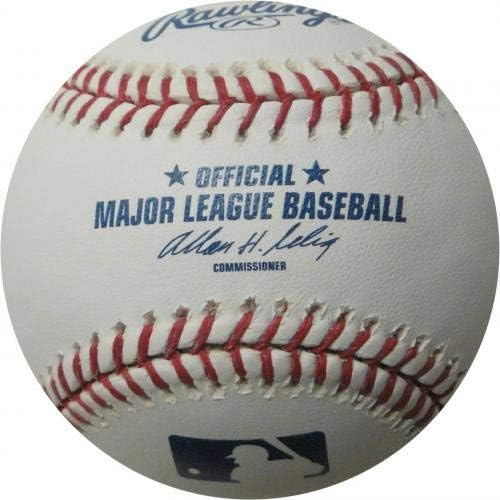 Френк Менечино рака потпишан автограм за мајор лига Бејзбол Оукланд А Јенкис - автограмирани бејзбол