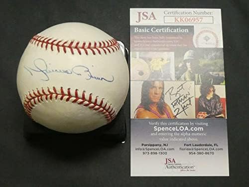 Маријано Ривера Потпиша Официјален Бејзбол со Џса Коа-Автограм Бејзбол