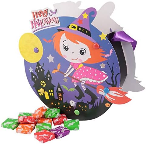 ДОИТУЛ 5 парчиња Кутија За Бонбони За Ноќта На Вештерките Детска Кутија За Бонбони За Подароци Пренослива Печатена Кутија За Складирање