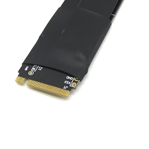 Alwong M.2 NVME SSD продолжен кабел M.2NVME SSD Цврста состојба на погон за продолжување на погонот поддржува PCI-E 3.0 x4 целосна брзина, 20см/
