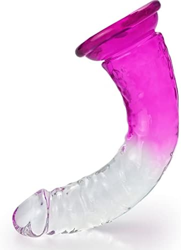 Реален дилдос пенис со база на чаша за вшмукување за игра без раце, ТПЕ материјал флексибилно дилдо за женски вагинален стимулатор на Г-точка и