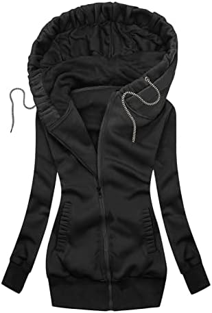Cokuera omeенски моден есен зимски палто ветропороф топло шерпа наредена каузална каузална јакна со тешка качулка парка палто со џебови