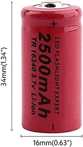 BCXS 16340 3.7 V 2500MAH Литиум Јонска Ќелија Литиум Батерија За Vl123A Dl123A 5018Lc Cr123A Cr17345 K123A-6_Pieces