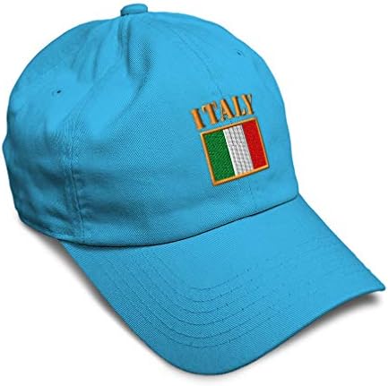 Брза добрите мека бејзбол капа Италија знаме за везови знамиња на светски куп фудбалски памук извезен тато капи за мажи и жени