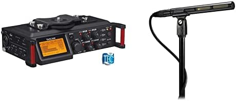 Таскам 4-Канален Пренослив Линеарен Pcm Аудио Рекордер ЗА DSLR И Видео Камери, Црна