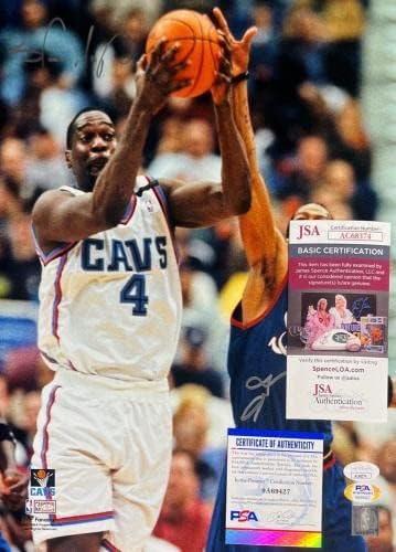 Ален Ајверсон и Шон Кемп потпишаа 11x14 Фото „Кавалиерс и„ Сиксерс “ПСА и ЈСА - Автограмирани НБА фотографии