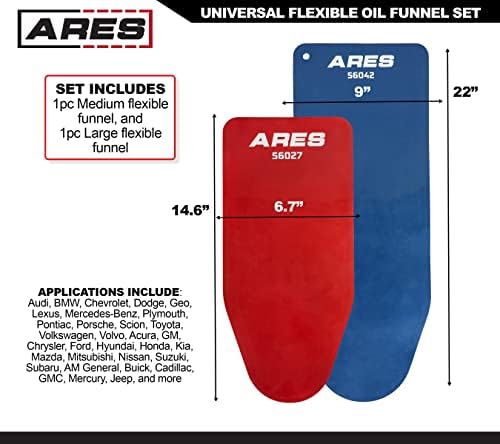 ARES 56045-Голем и среден универзален и средно универзален флексибилен флексибилен инка за нафта-Пополнување на нафта без истури-Лесно за употреба дизајн на 1 лица-одго