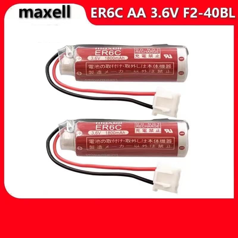 EVA ER6C 3.6 V 1800mah Batt Батерија Со Приклучок ЗА PLC FX2N/1n F2-40BL