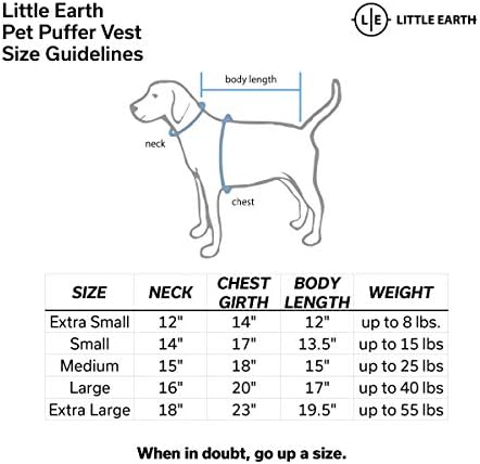 Littlearth NFL Unisex-Adult Pet Puffer Vest