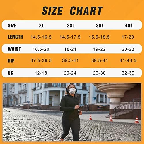 ГРОТИН 3 Пакет Плус Големина Капри Хеланки За Жени-Контрола На Стомакот Со Висок Струк Еластични Јога Панталони За Вежбање