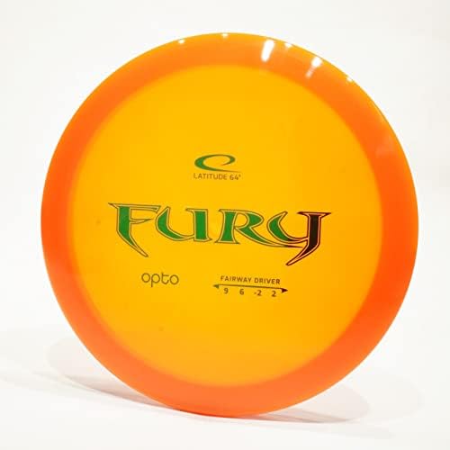 Latitude 64 Fury Driver Golf Disc, изберете тежина/боја [Печат и точна боја може да варираат]