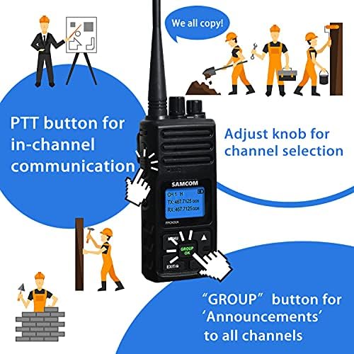 5Watt Walkie Talkie за возрасни долг дострел Двон.