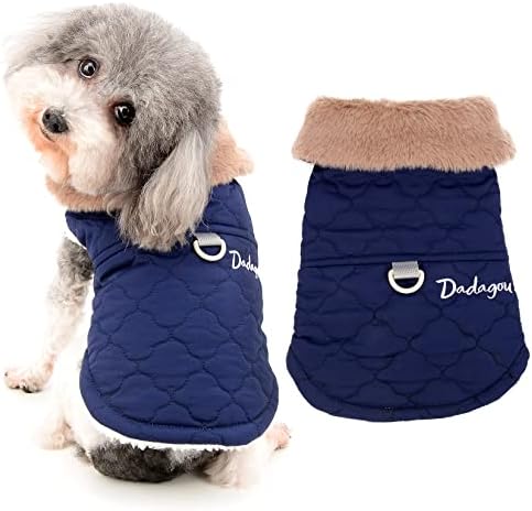 Ранфи мало кучиња руно наредени зимски палто за момчиња девојчиња крзнено јака памучна јакна со кутре со мачки со прстени топло миленичиња облека кученца кошула л?