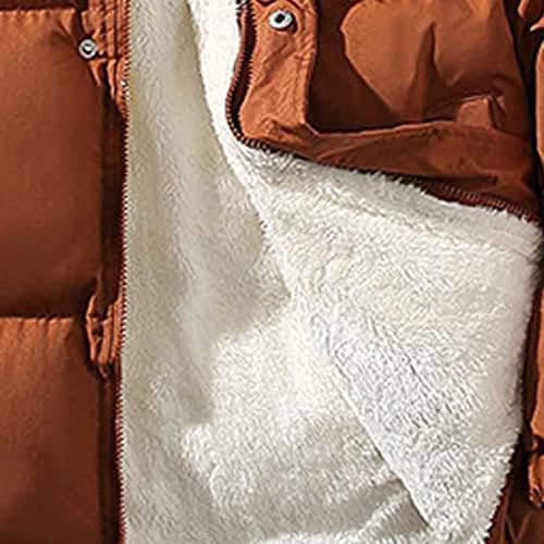 Јакни со памук за памук за мажи руно наредени со ватирана качулка, цврста пуферка јакна, трендовски обични загревани палта надвор од облеката