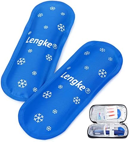 Youshares дијабетес ледени пакувања за куќиште за патување со инсулин - мини мраз пакувања погодни за повеќето изолирани торбички за патувања,