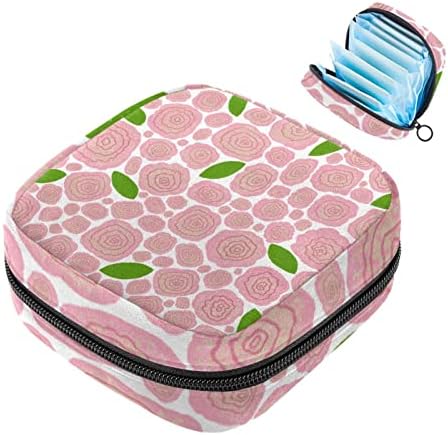 Пинк цвет санитарна торба за складирање на салфетки, торба за менструален период за тинејџери, носител на подлога за медицински сестри, преносен женски менструаци?