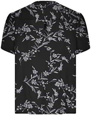 Женски ливчиња за ракави врвови 2023 летни модни кратки ракави против маички со вратот, обични облеки симпатични маички трендовски блузи