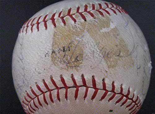 1969 метс тим потпиша бејзбол Гил Хоџис Нолан Рајан Том Сивер Мекгро +22-Автограм Бејзбол