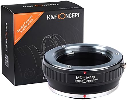 K&F концепт леќи Адаптер за монтирање компатибилен со леќите за монтирање на Minolta MD до микро 4/3 монтирање камера