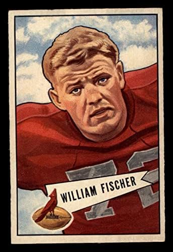 1952 Bowman Small # 47 William Fischer Chicago Cardinals-FB EX/MT Cardinals-FB Notre Dame