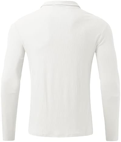 Sercfgyuj mens turtleneck zip нагоре кошула трендовски тенок ребрест џемпер со долги ракави маица мека удобна обична пукалова маичка кошули