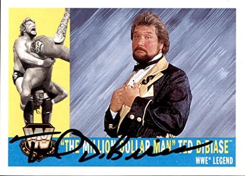 Тед Дибијасе Потпиша 2006 Година Топс Херитиџ WWE Легенда Картичка #88 WWF-Автограм Борење Картички